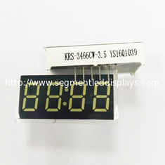 4 chữ số 7 phân đoạn Đồng hồ Led mini Hiển thị 0,36 inch Anode Trắng