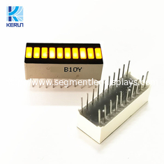 Màn hình LED thanh 10 đoạn màu vàng SGS cho thiết bị công nghiệp